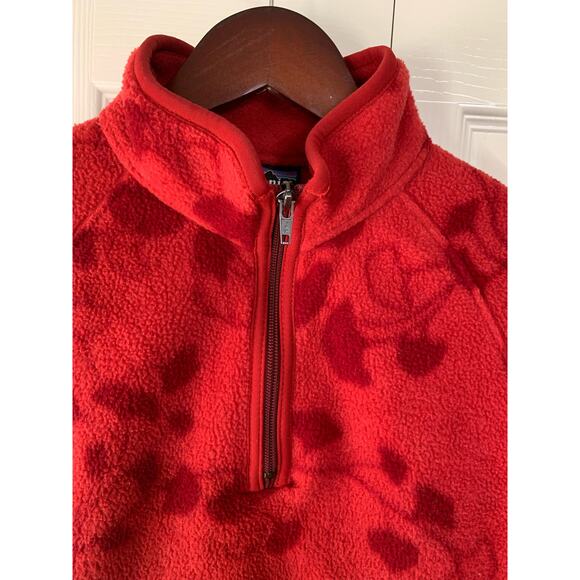 Patagonia Synchilla Aegean sea in big stripe red XS women c.2005 - Picture 5 of 8